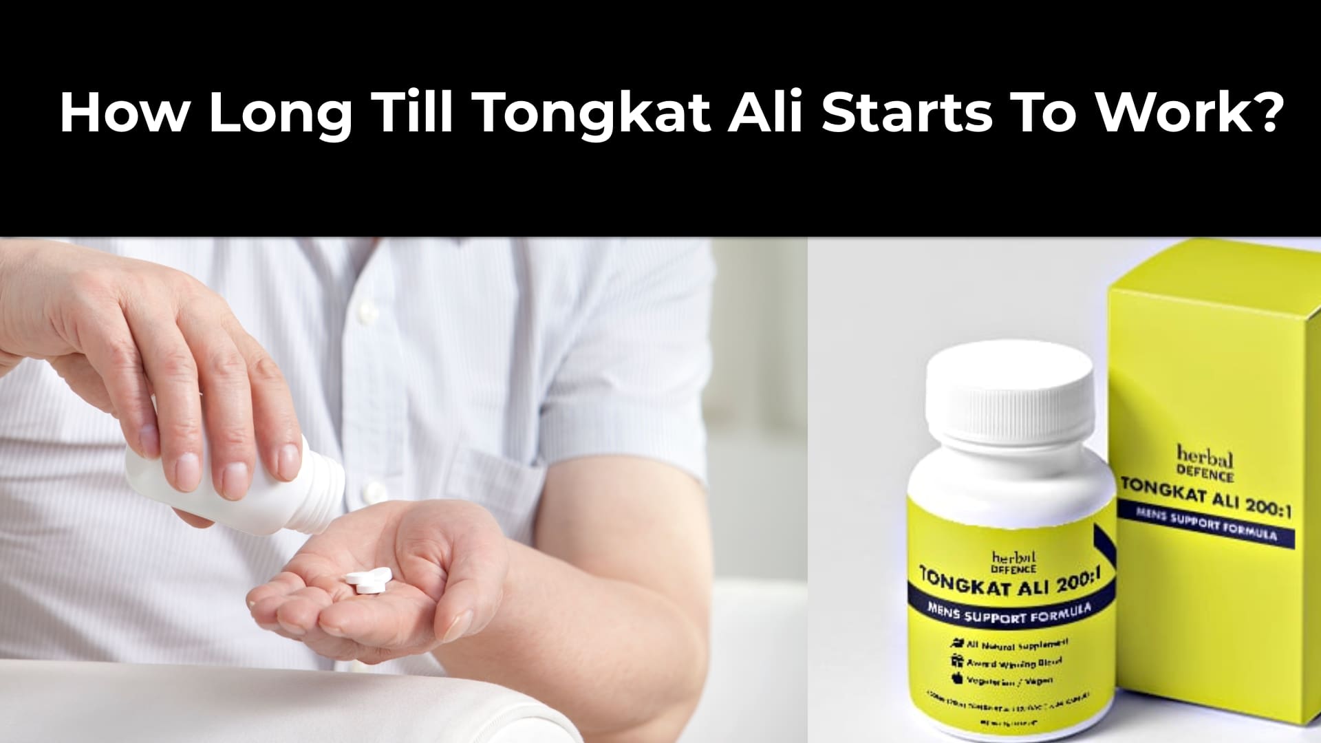 How Long Does Tongkat Ali Take To Work? (Study & Poll Results)